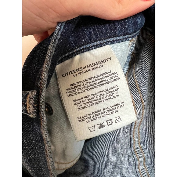 Citizens of Humanity Rocket Crop High-Rise Skinny Jeans 25 - Picture 8 of 9